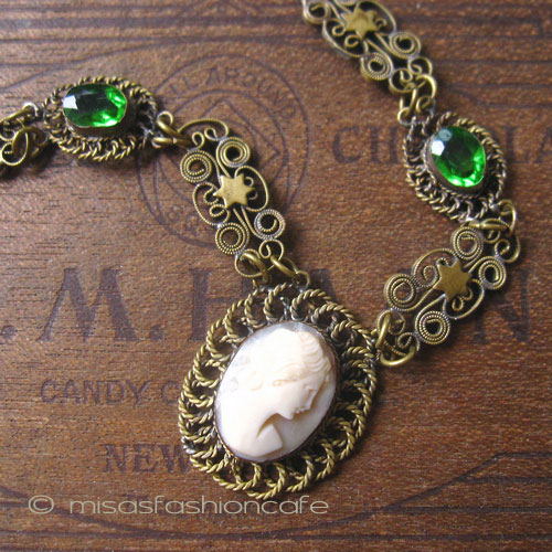 （画像用） シェルカメオ ネックレス