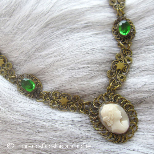 （画像用） シェルカメオ ネックレス