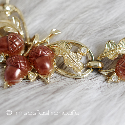 （画像用） Coro　ネックレス 団栗　どんぐり