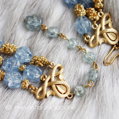 （画像用） Trifari　トリファリ 　アートグラス　ネックレス