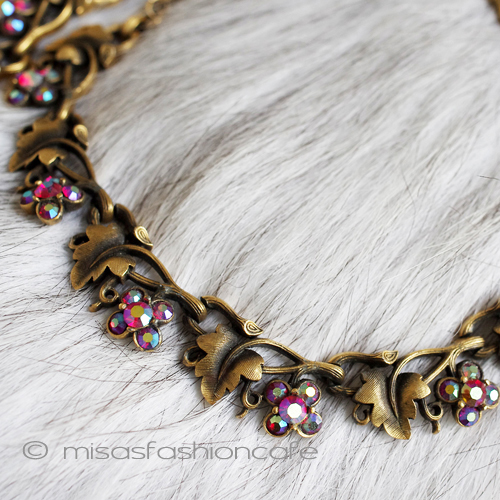 （画像用） Trifari　トリファリ 　ぶどう ネックレス