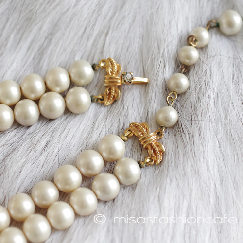 （画像用） グラスパール2連ネックレス