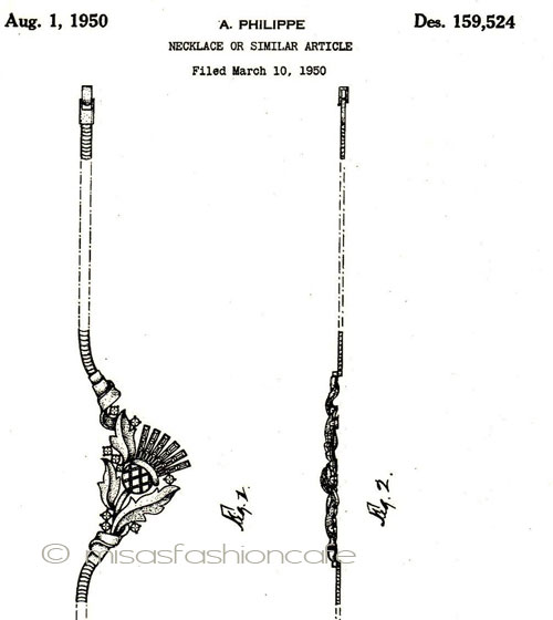 （画像用） Trifari　トリファリ 希少 アザミの花　ネックレス