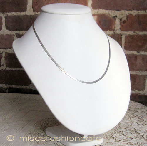 （画像用） スターリングシルバー製 Italy刻印 ネックレス