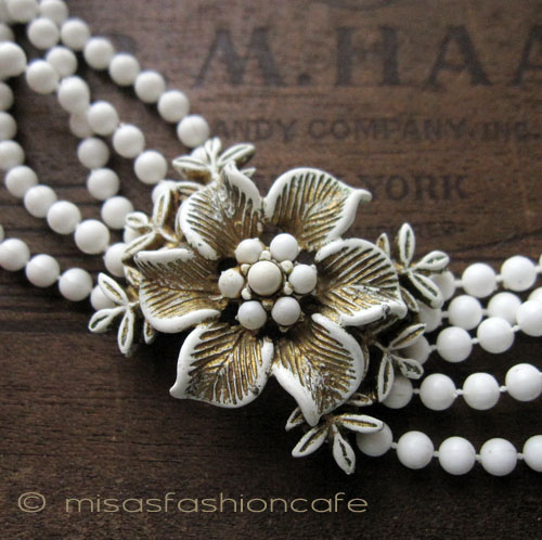 （画像用） Florenza フロレンツァ 　フラワーネックレス