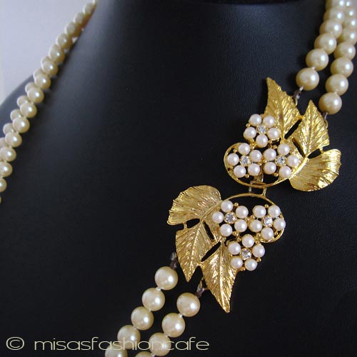 （画像用） お花パール ネックレス