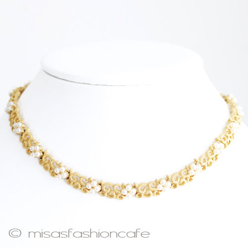 （画像用） Ｔｒｉｆａｒｉ　 トリファリ パール小花ネックレス