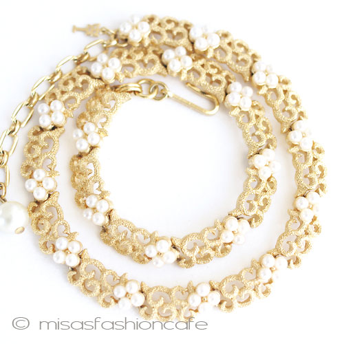 （画像用） Ｔｒｉｆａｒｉ　 トリファリ パール小花ネックレス