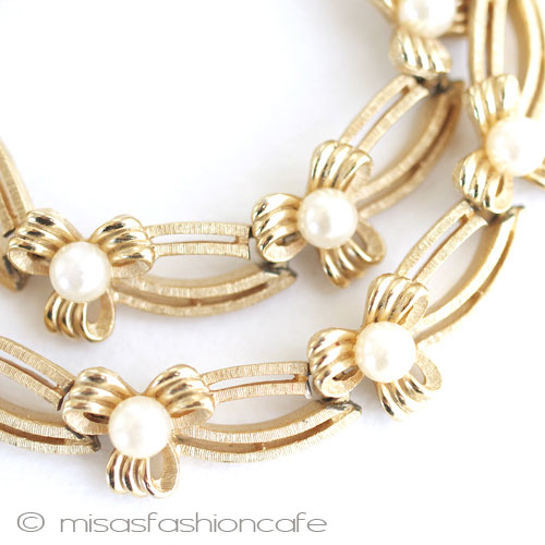 （画像用） Ｔｒｉｆａｒｉ　 トリファリ パールりぼんネックレス