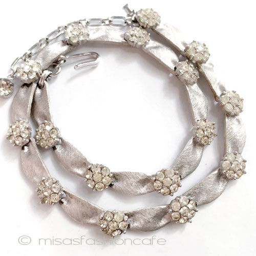 （画像用） Trifari　 トリファリ RSの花　ネックレス