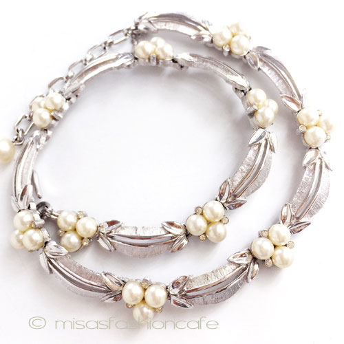 （画像用） Ｔｒｉｆａｒｉ　 トリファリ パール花　 ネックレス