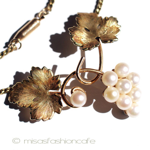 （画像用） 真珠の葡萄　14Kgf Ｋｒｅｍｅｎｔｚ　ネックレス