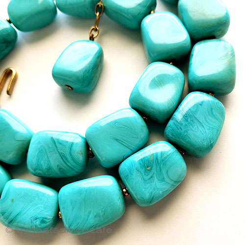 （画像用） Trifari　 トリファリ ターコイズネックレス