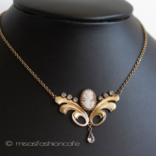 （画像用） シェルカメオ ネックレス