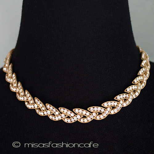 （画像用） Trifari　 トリファリ クリスタル　ネックレス