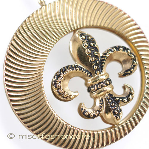 （画像用） Winard 12Kgf 刻印 fleur-de-lisネックレス