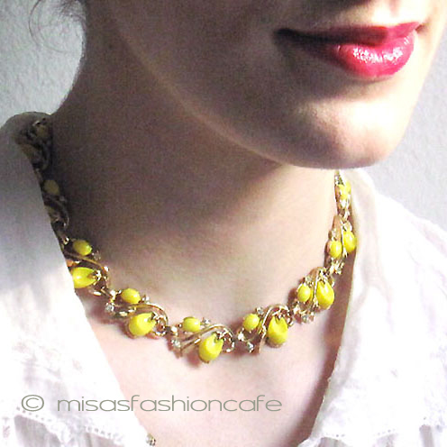 （画像用） Trifari　 トリファリ 花のつぼみ　ネックレス