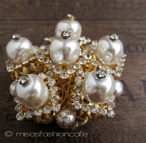 （画像用） Hattie Carnegie ブローチ兼ペンダント