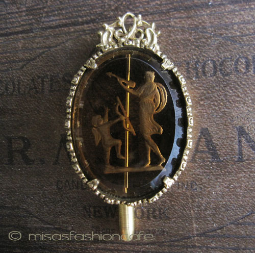 （画像用） 天使のカメオ　ブローチ