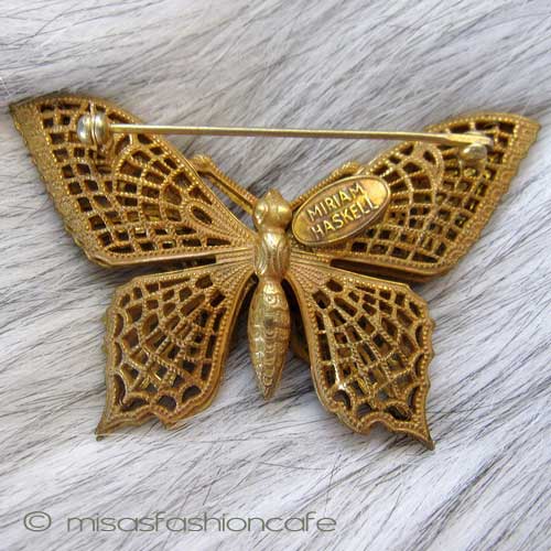（画像用） Miriam Haskell ミリアムハスケル ブローチ