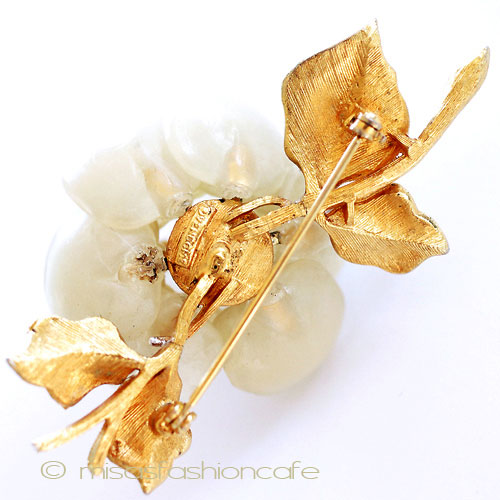 （画像用） Ｖｅｎｄｏｍｅ　ヴァンドーム ローズのお花　ブローチ