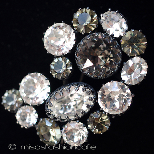 （画像用） Ａｕｓｔｒｉａオーストリア製 クリスタル　ブローチ