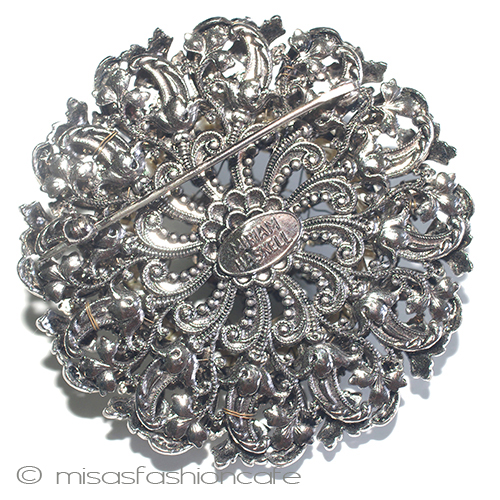 （画像用） ミリアムハスケル刻印 バロックパールブローチ