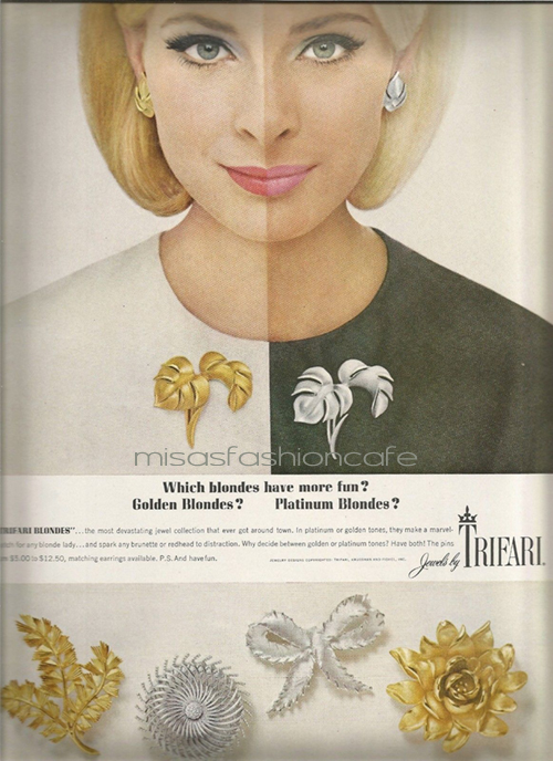 （画像用） ヴィンテージジュエリー トリファリ　１９６５年