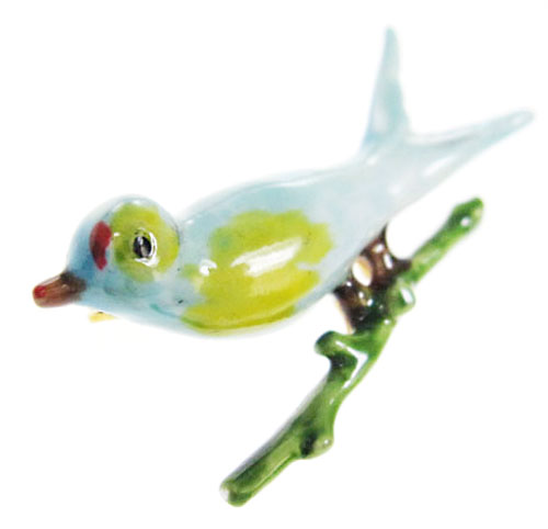 （画像用） Original By Robert ロバート鳥ブローチ