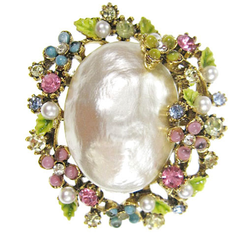 （画像用） ART刻印　お花ブローチ