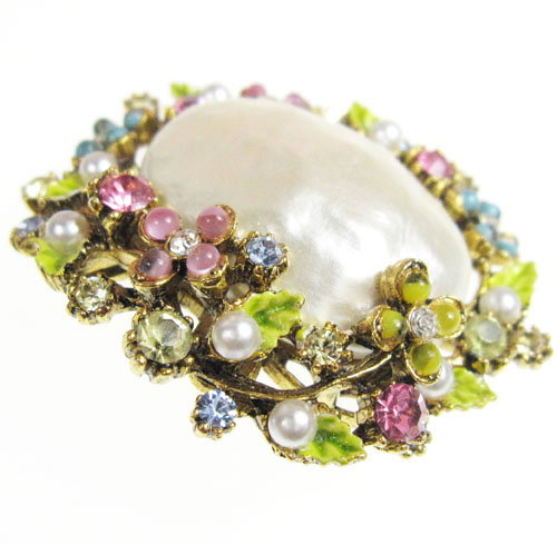 （画像用） ART刻印　お花ブローチ