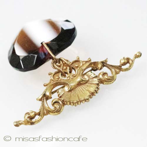 （画像用） Miriam Haskell ミリアムハスケル ブローチ