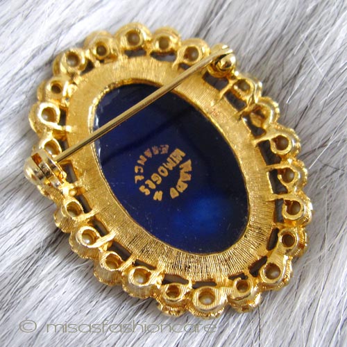 （画像用） フランス製 アートブローチ