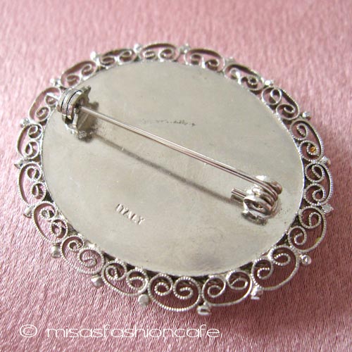 （画像用） イタリア製モザイクブローチ