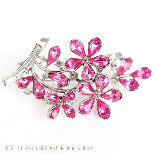 （画像用） クラウン トリファリ ＴＲＩＦＡＲＩ　花ブローチ