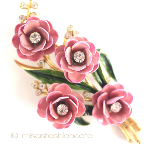 （画像用） クラウン　トリファリ Trifari　花ブーケ