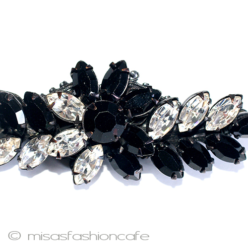 （画像用） ミリアムハスケル刻印 クリスタル　ブローチ