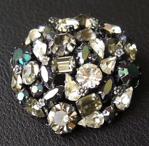 （画像用） Austria オーストリア製 　クリスタル・ブローチ