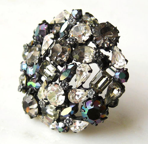 （画像用） Austria オーストリア製 　クリスタル・ブローチ