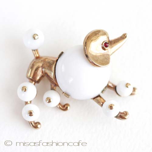 （画像用） Ｔｒｉｆａｒｉ　 トリファリ プードルブローチ　1952年