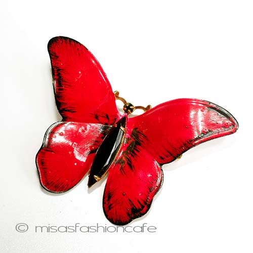 （画像用） Ｏｒｉｇｉｎａｌ　ｂｙ　Ｒｏｂｅｒｔ アゲハ蝶　ブローチ