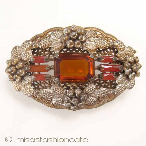 （画像用） アールヌーヴォー ブローチ