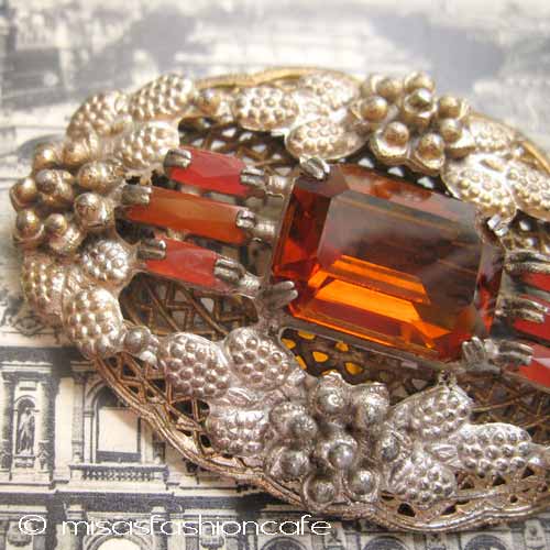 （画像用） アールヌーヴォー ブローチ