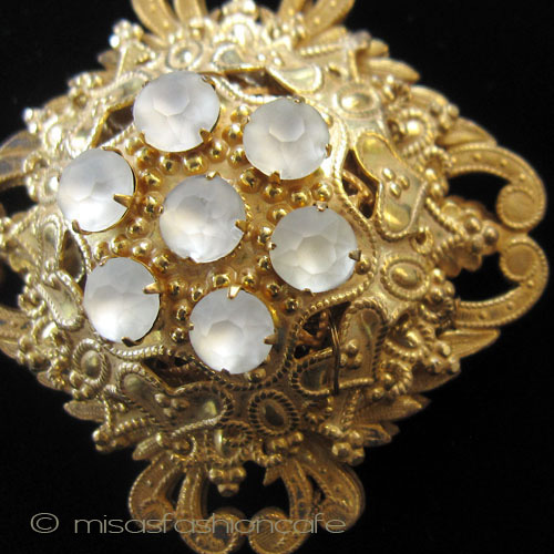 （画像用） Miriam Haskell ミリアムハスケル ブローチ