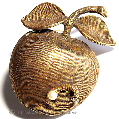 （画像用） Original by Robert　 アップル　ブローチ