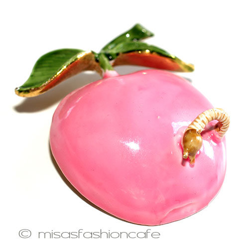 （画像用） Original by Robert　林檎 アップル　ブローチ