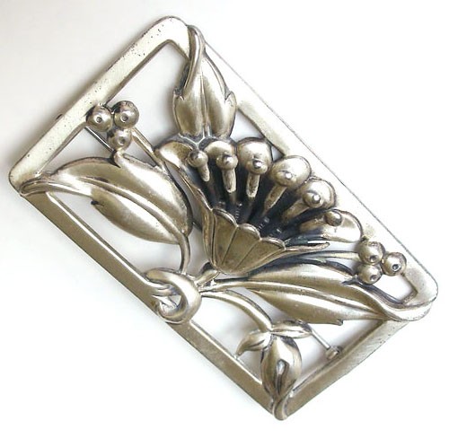 （画像用） スターリングシルバー Coro　お花ブローチ