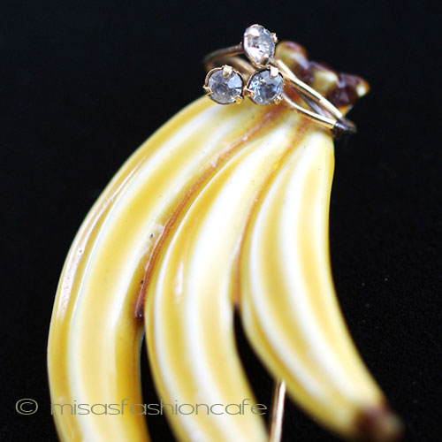 （画像用） HAR　バナナ　ブローチ