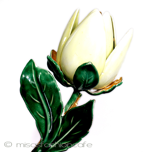 （画像用） ＳＡＮＤＯＲ　花ブローチ エナメル・チューリップ