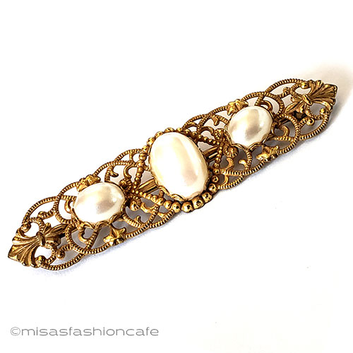 （画像用） ミリアム　ハスケル パール　ブローチ